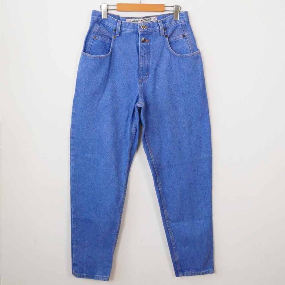 ZENA Jeans 1990’s light wash‎ high rise mom jeans EVC size 10